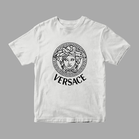 Other - Cotton Casual Luxury Short Sleeve Shirt Greek Medusa T Shirt White Black Summer